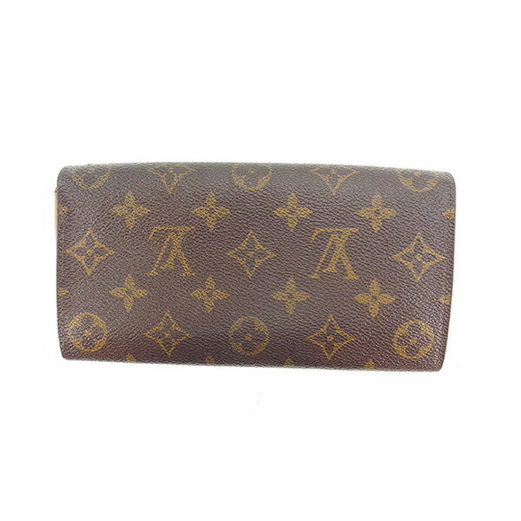 Louis Vuitton Pochette Long Brown Zipper Porte Wallet Monnaie - Picture 1 of 6